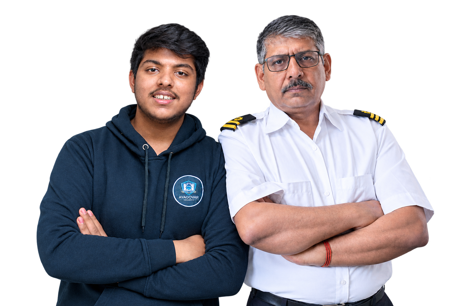 Pranshu Jha and Capt. JC AMIT - Sarvodaya Security